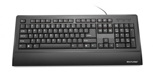 Teclado Multimídia Slim Multilaser TC128