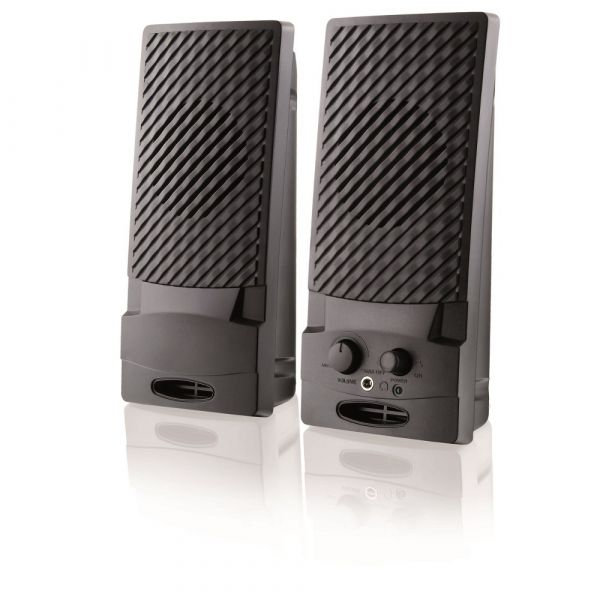 Caixas de som Multilaser SP044 multimídia 1W RMS USB P2