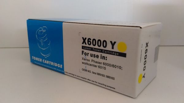 Toner Compatível Xerox Phaser 6000 6010 6015 | 106R01629 106R01633 Amarelo | 1k